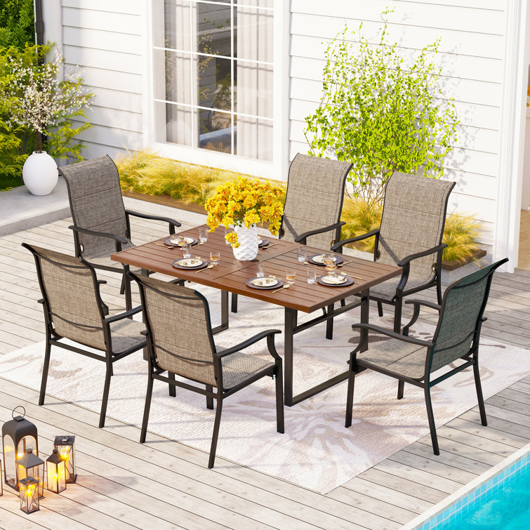 6 person garden table hot sale